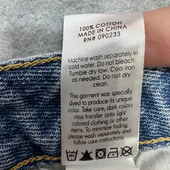 Pacsun Jean Shorts WMNS 24 High Rise Festival Cut-Off Distressed Raw Hem Denim - Picture 10 of 10